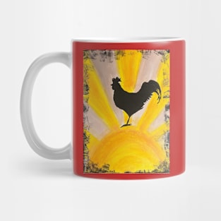 Sunrise Rooster Mug